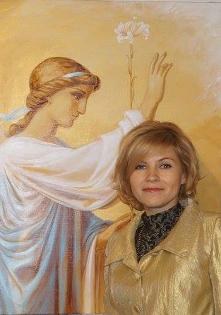 Сергеева Марианна мастер иконописец, специалист в области искусства иконописи, живописи и росписи в интерьере.