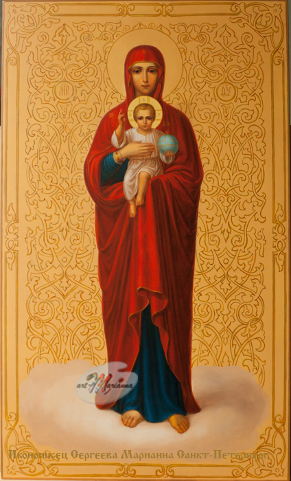 рукописная икона Божией Матери Валаамская заказать икону у иконописца